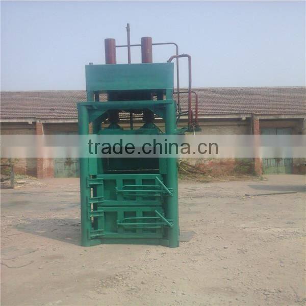 factory price and manufacturer hydraulic waste cotton bailing press machine