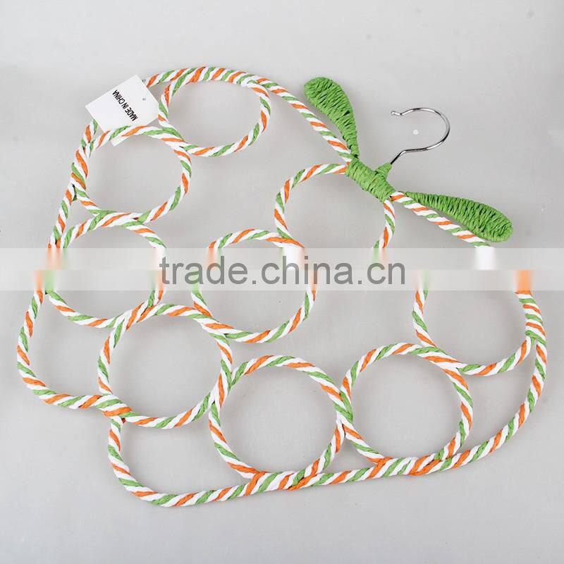 2016 NEW Style Apple-shaped circle made of paper 9 scarves scarf hanger racks for women scarf holder