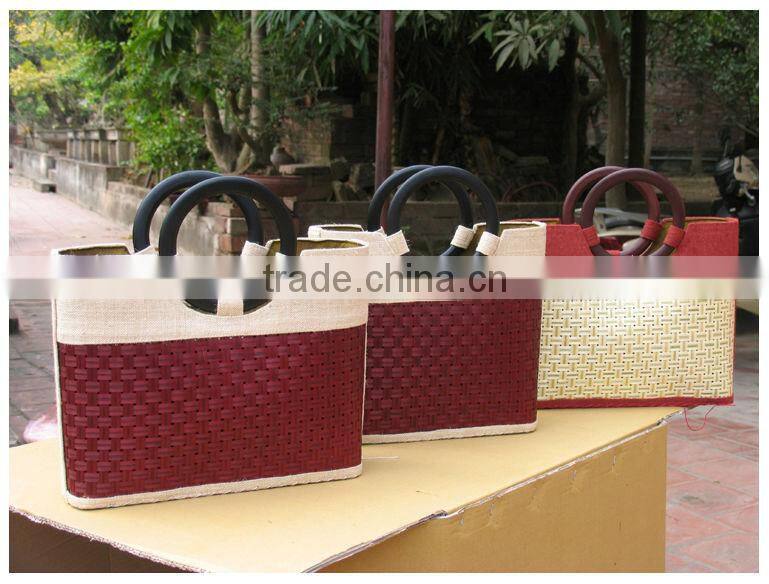 Beautiful bamboo handbag (skype: July.etop)