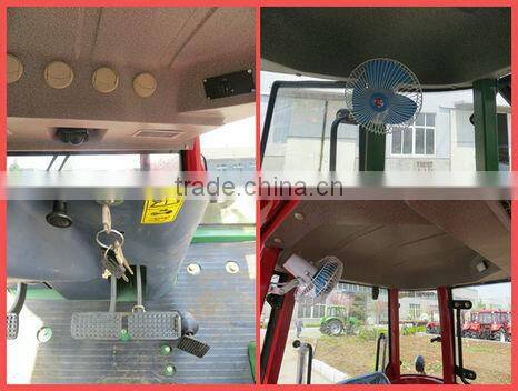 hot sale 75hp 4x4 2014 tractor with implements with low price