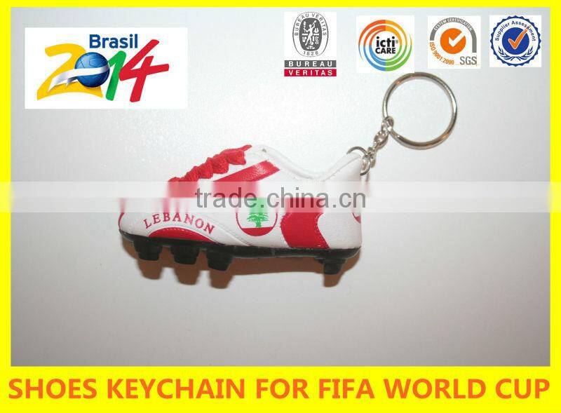 2014 brasil football world cup LEBANON soccer nike shoe keychain