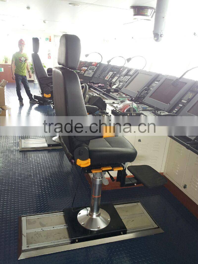 China supplier driver's boat seat for rail type ship