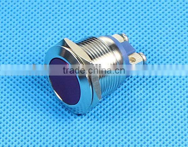 19mm momentary anti-vandal pushbutton switch