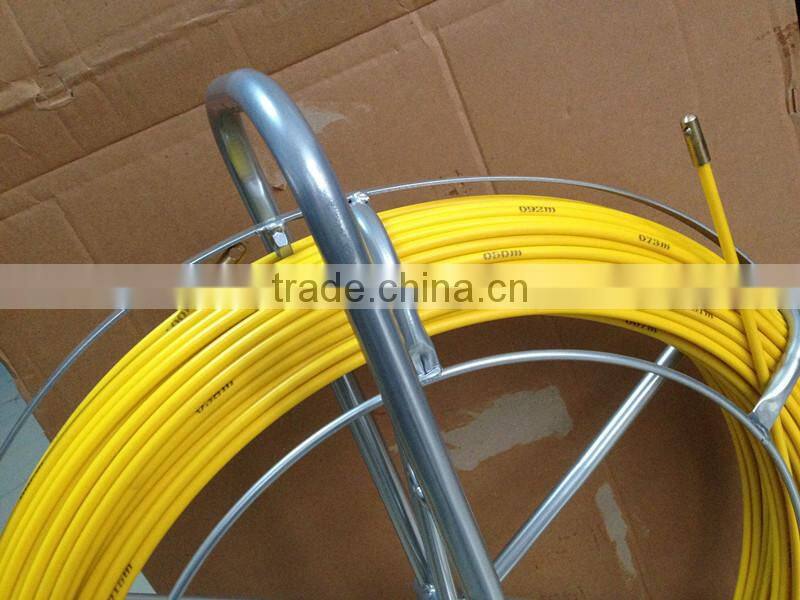 Used indoor small fiberglass cable snake rod/4.5mm fiberglass push pull rod