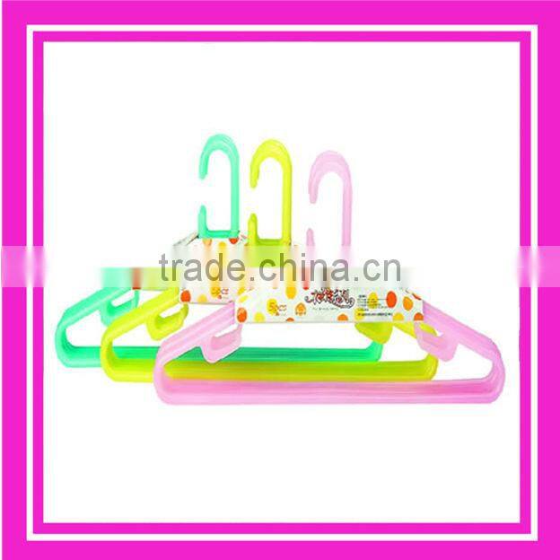 plastic transparent clothes drying hanger(10 pcs)