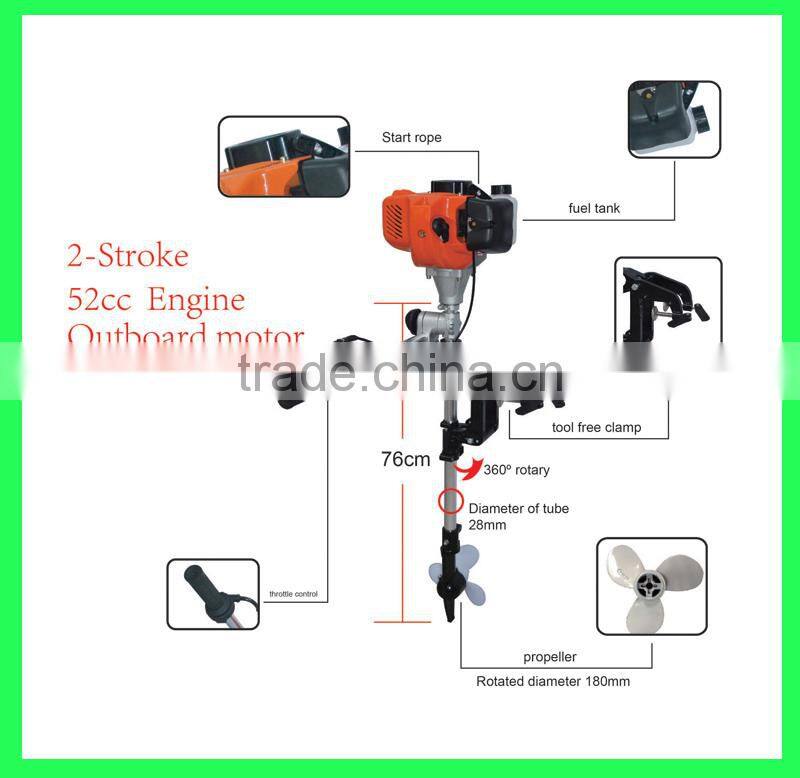 2.5HP boat engine and gasoline outboard motor with low price