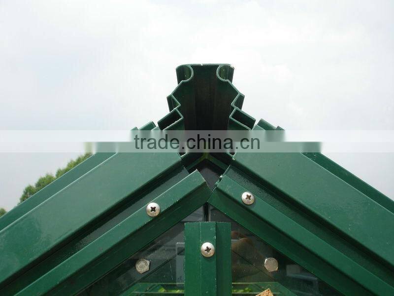 High performance aluminium large glass agricultural greenhouses