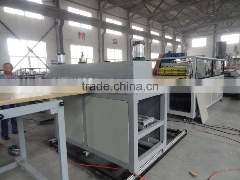 pvc wpc door making machine with price / door turnkey project high quality
