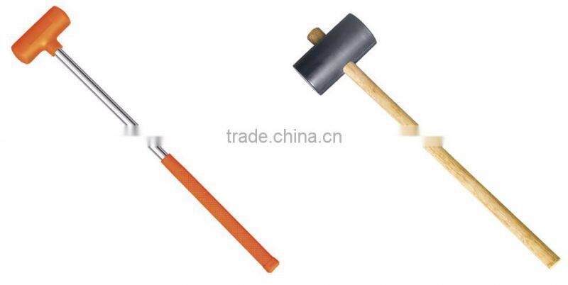 China factory sale black antislip install hammer inelastic sander rubber hammer mallet dead blow