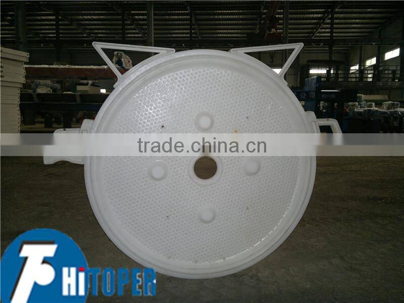 Cotton cake filter press with casters for food filtration