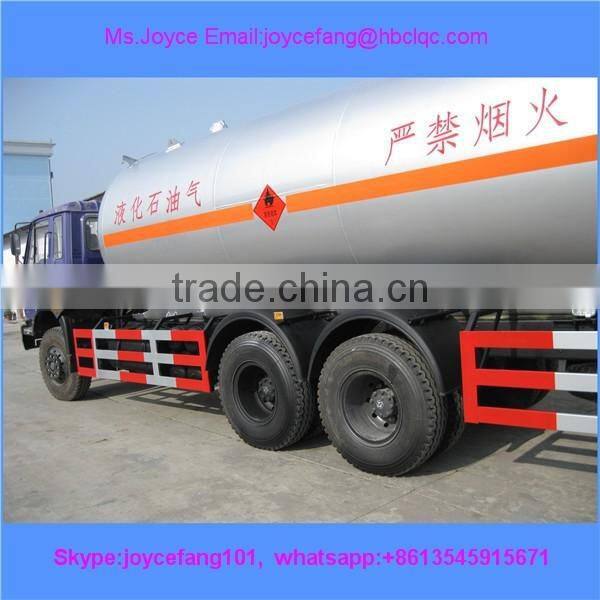 2015 China 3-axles Q345r 25cbm Lpg Liquefied Petroleum Gas Tank Trucks(propane Tank)
