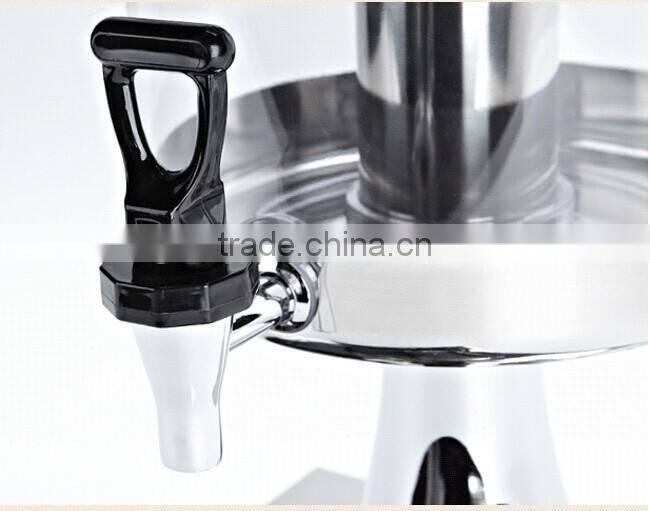 8L Stainless Steel Gilded Dispenser for Milk Beer Juice