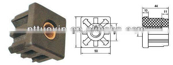 TX-710 Square Tube Ends,conveyor components