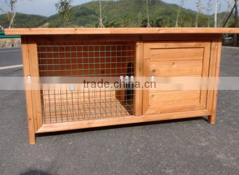 Two floor Wooden Rabbit Hutch