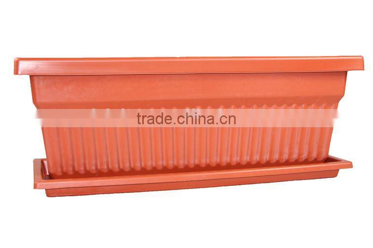 AU950 Rectangular plastic planter box garden pot
