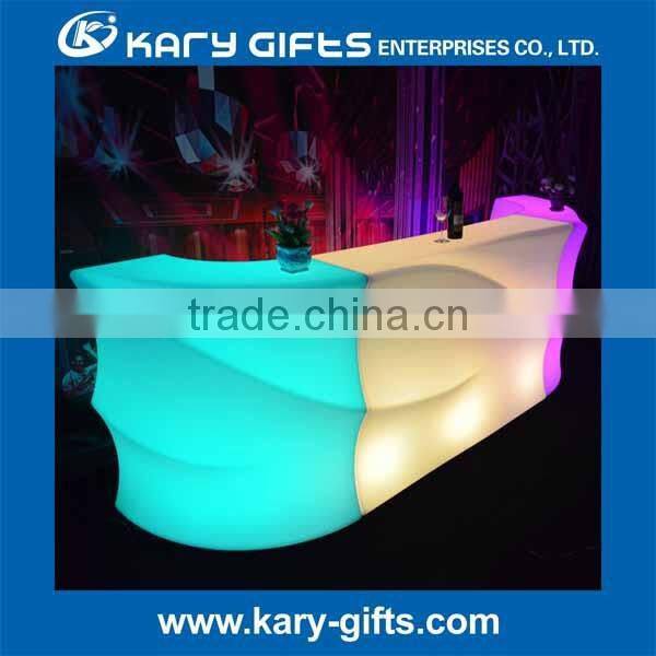 2016 New Design mobile cocktail bar equipment led light furniture