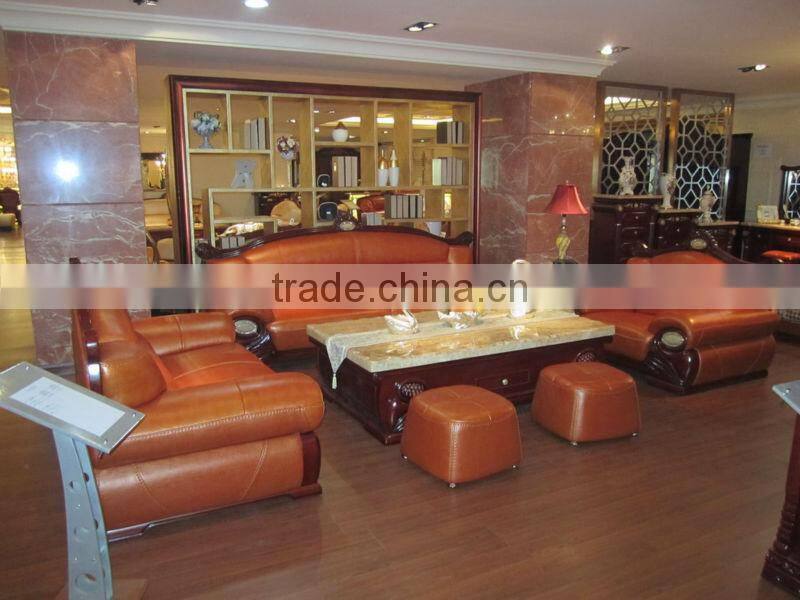 Southeast Asian Furniture,Sitting Room Sofa Set,Carved Wood Marble Top Coffee Table,Thai Image Leisure Living Room Furniture