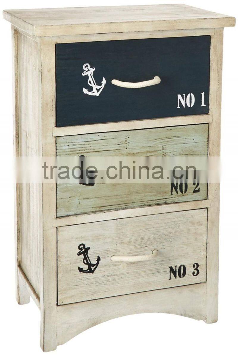 metal frame colorful drawers Antique living room cabinets