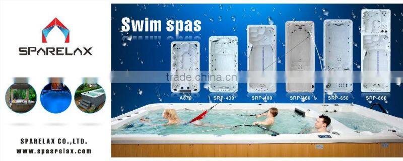 SPARELAX outdoor luxury 12 person bolboa control 7.5m swim pool