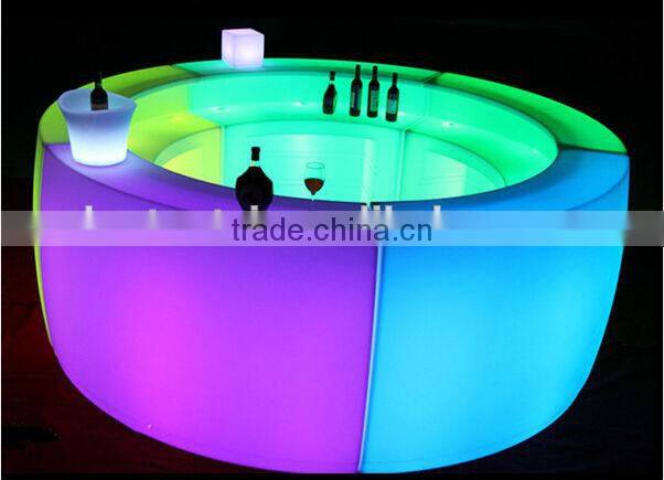 Illuminatedled bar furniture -set/ Led Bar Counter with multicolor