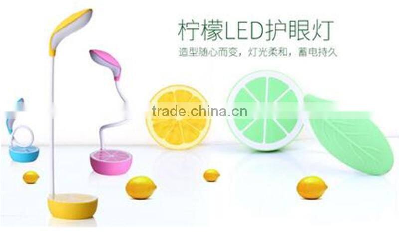 CT-746 Lemon Lamp LED eye protection desk lamp Foldable study lamp USB Rechargeable Lamps Night lamp