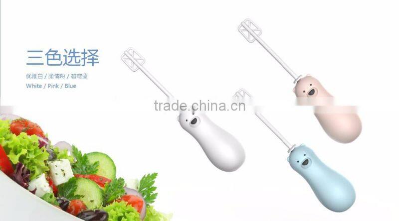 Multifunction Blender with Two Jack-plug, Electric Handheld Fan with Soft Blade