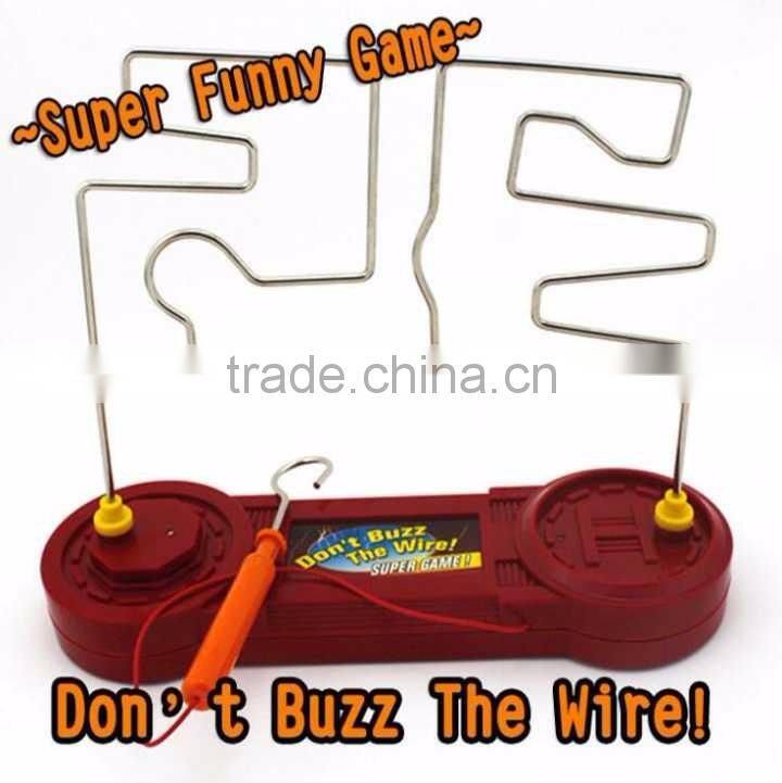 Electric Buzz Wire Game Toy, Hot-selling Electric Hearbeat Shocking Maze Toy For Wholesale