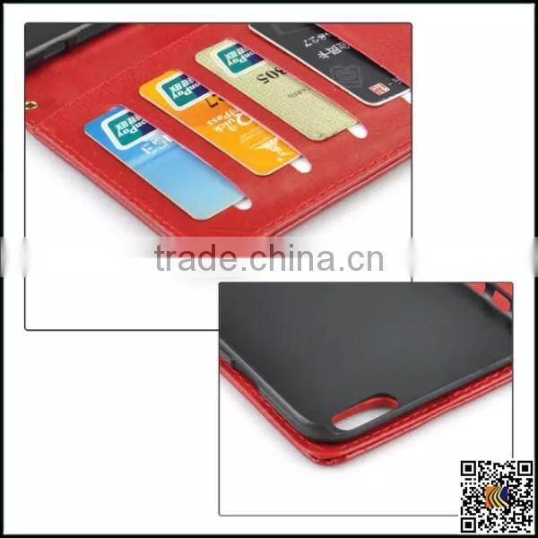 For iPhone 6 Leather Wallet Case, crocodile pattern Case for iPhone 6 Plus