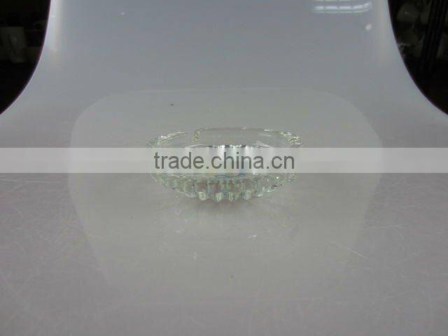 stock round glass ashtray