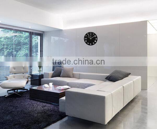 Supply fashion DIY graphics digital clock / wall clock --black