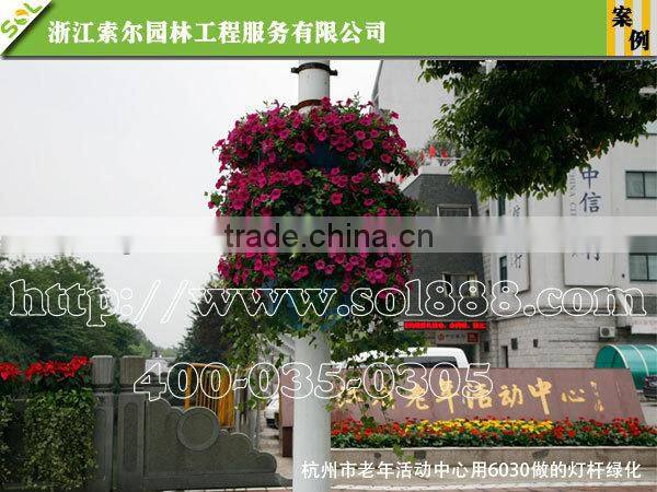 flower pots for sale for garden vertical and lamp pole post decoration cheap flower pots