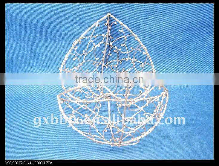 Cuprous peach metal iron festival decoration handmade fruit crafts
