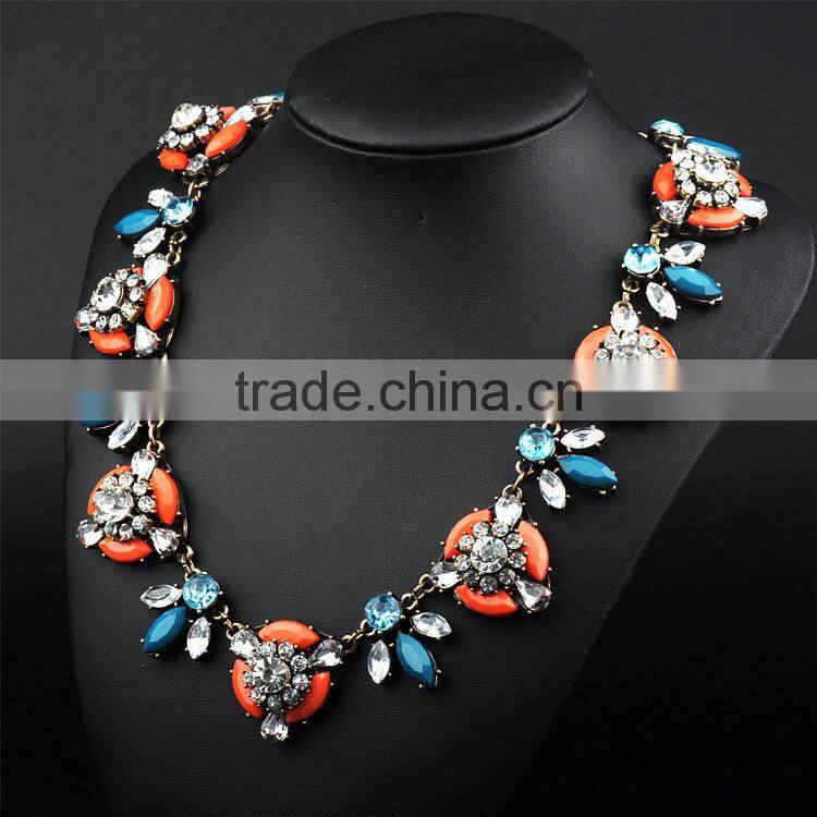 Colorfull handmade alloy jewelry necklace