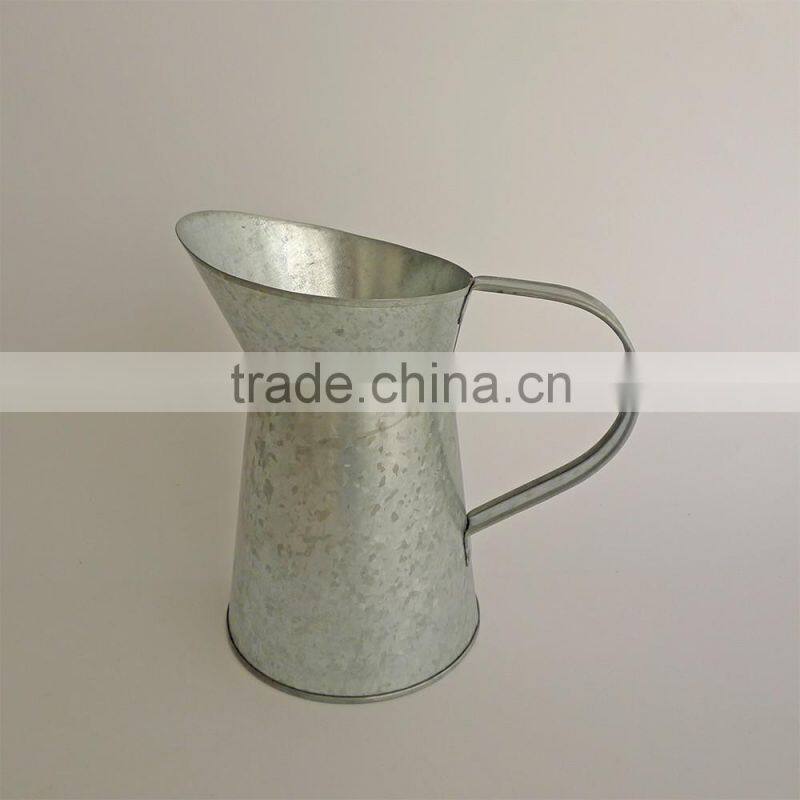 FB0001 flower galvanized metal bucket with handle Pot Planter