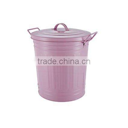 Trash Bin /Pedal Bin Set of 2 With Pink Big trash bin