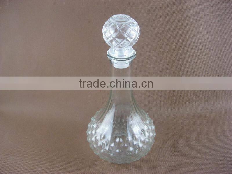 palace-shaped glass wine bottle glass decanter