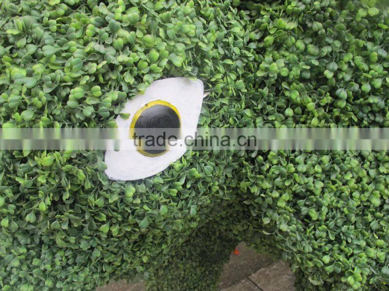 Factory handmade fake animal shape grass plant elephant green plant for garden ornaments