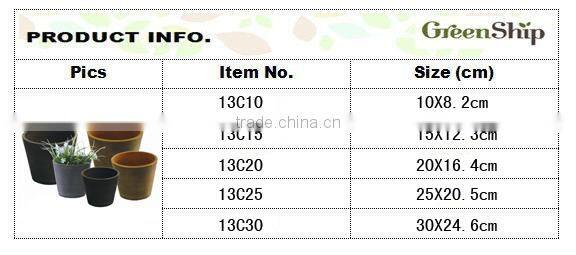 Decorative Garden Plant Bonsai Pot From Greenship/ 20 years lifetime/ lightweight/ UV protection/ eco-friendly