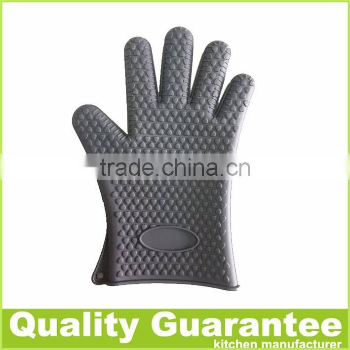 BPA free heat resistant silicone oven mitt silicone oven gloves silicone cooking glove bbq grill glove