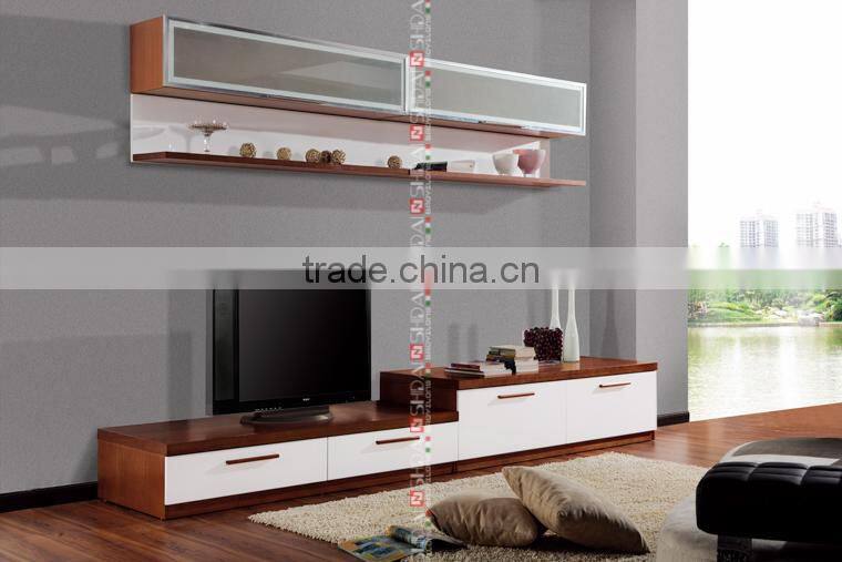 living room furniture lcd tv wall units / modern design led tv wall unit