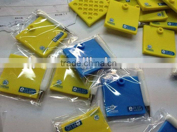 silicone Memo Pad written by ball pens and markers