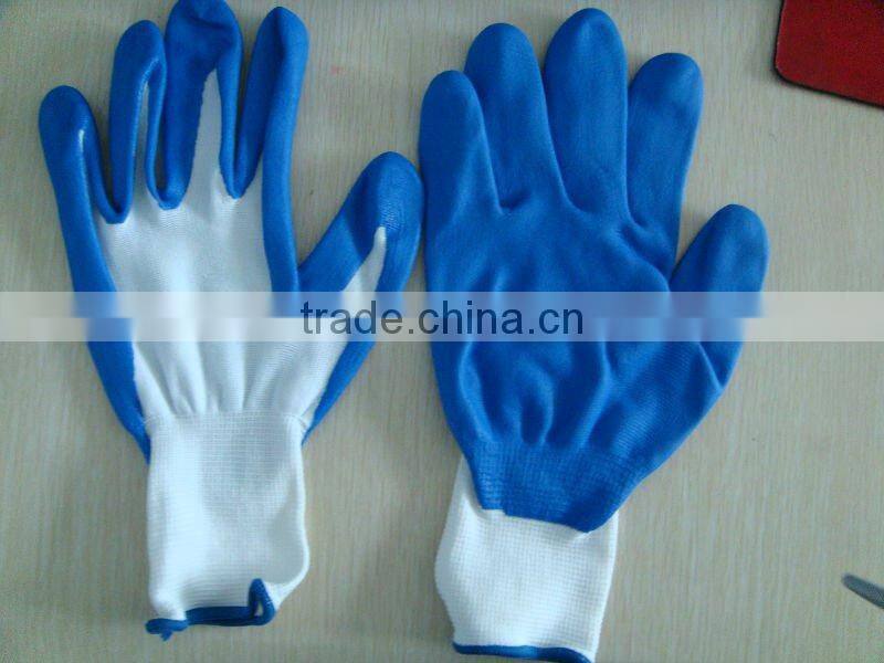 foam nitrile coated glove