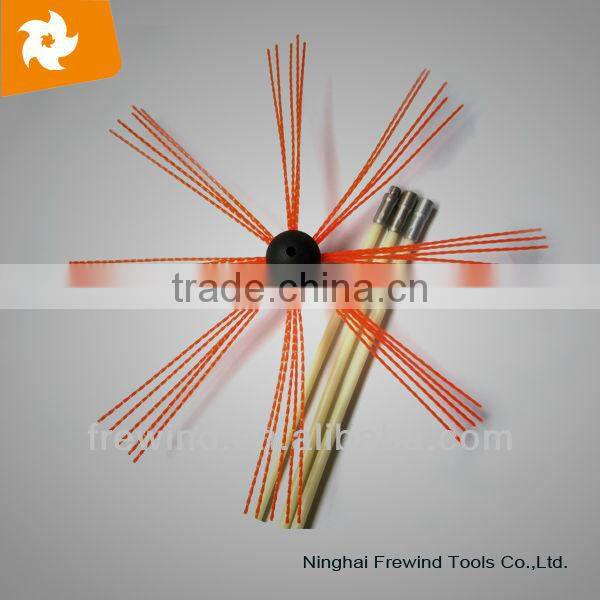Chimney sweep brush for drill,tornado cleaning brush