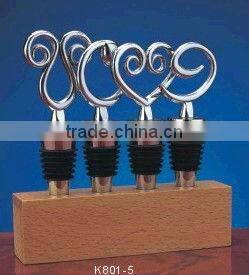 K810-5 4pcs set wine bottle stopper