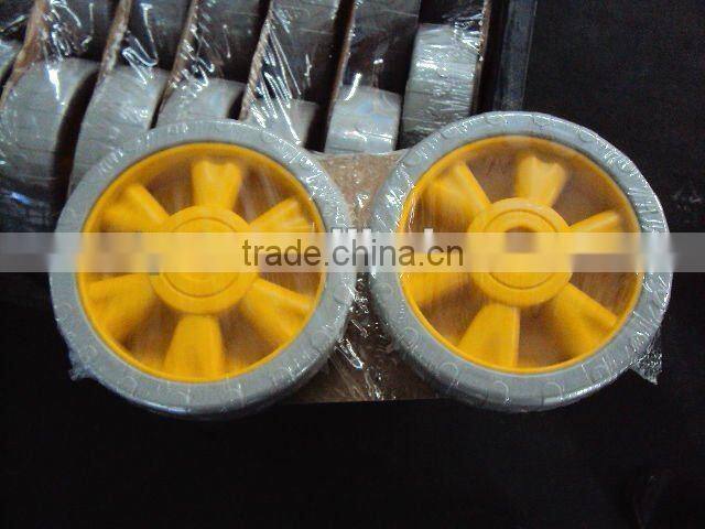 export HDPE black wheelie barrow garden cart two wheel bin