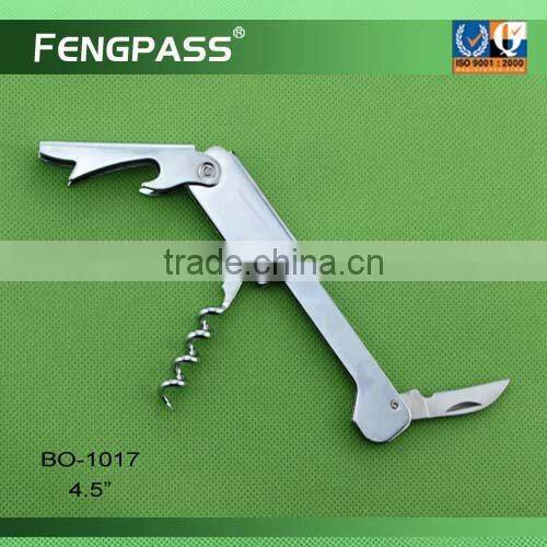 Promotional metal wine bottle opener , wine corkscrew BO-1003