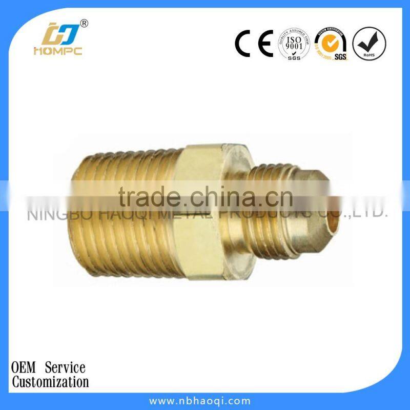 Brass flare fitting