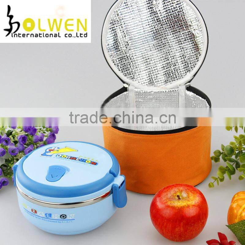 Round shape Insulated fitness cooler lunch bag