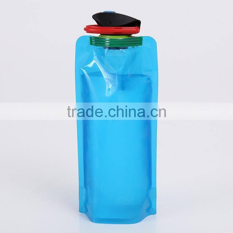 New Duck Mouth Portable Folding Aluminum Foil Bag Of Water Kettle Creative Outdoor Folding Water Bottle