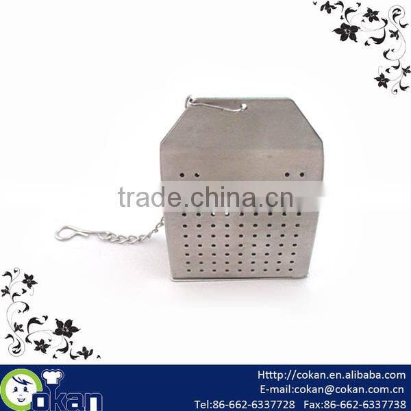 New Design Stainless Steel Tea Bag Shape Tea Infuser,Cup Tea Strainer CK-TI0088